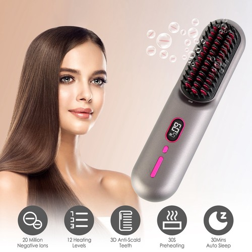 Spazzola piastra capelli senza